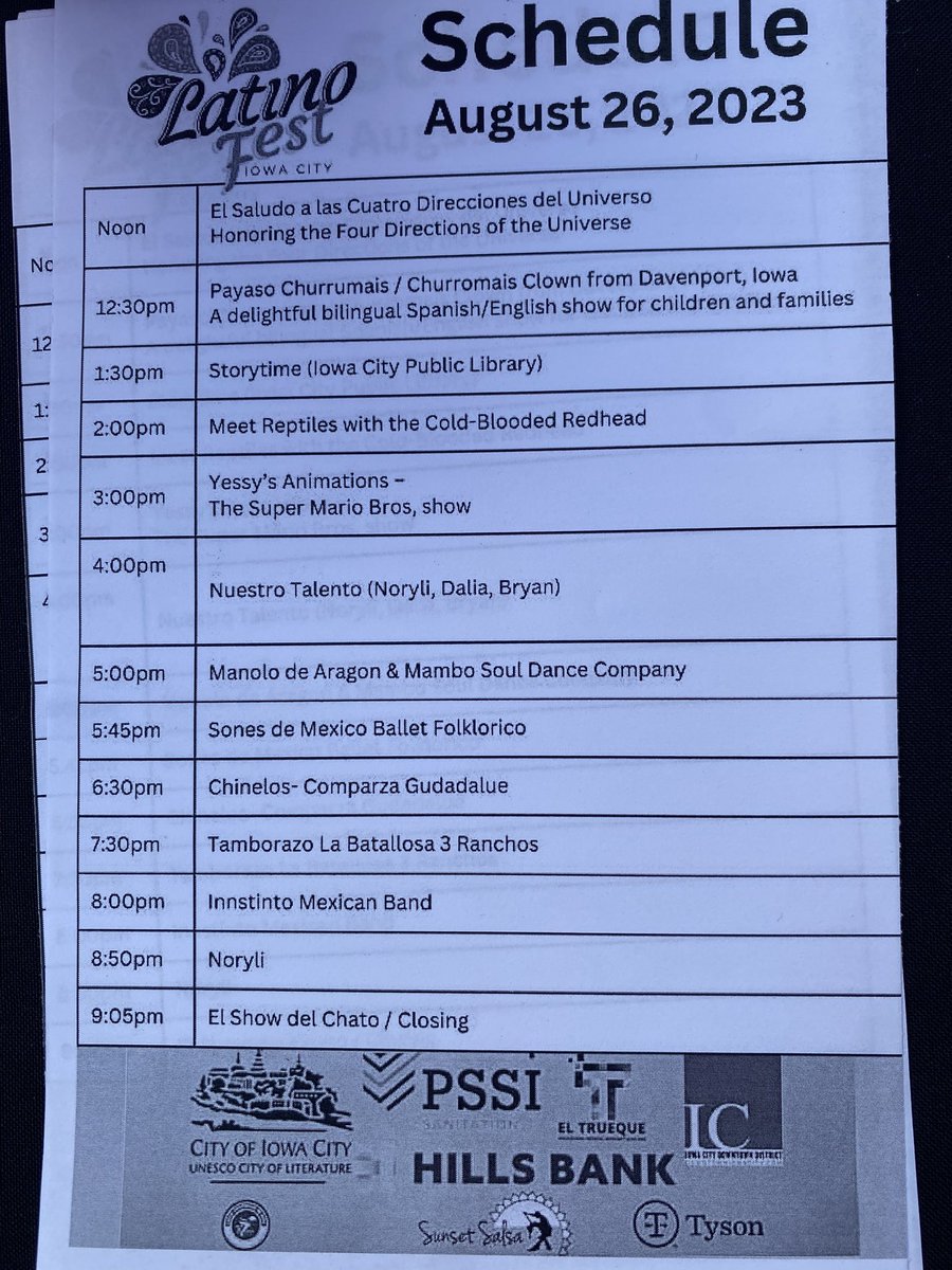 RVAPiowa's tweet photo. If you’re out and about in Iowa City today then stop by the Ped Mall for Latino Fest Iowa City! We’re here alongside fantastic food, craft, and social service vendors. Plus great music and performances throughout the day. Stop by our table for some RVAP swag and color with us! https://t.co/1602d0JNIz