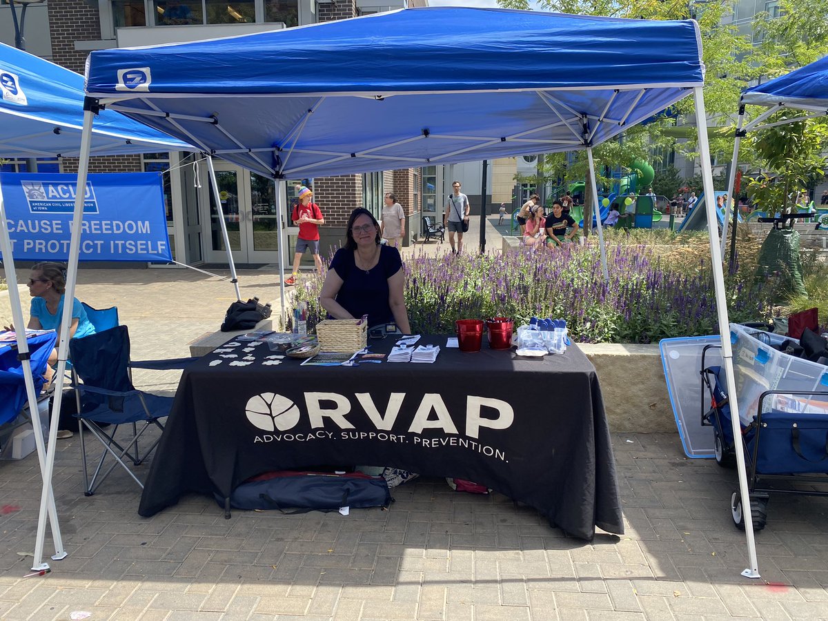 RVAPiowa's tweet photo. If you’re out and about in Iowa City today then stop by the Ped Mall for Latino Fest Iowa City! We’re here alongside fantastic food, craft, and social service vendors. Plus great music and performances throughout the day. Stop by our table for some RVAP swag and color with us! https://t.co/1602d0JNIz