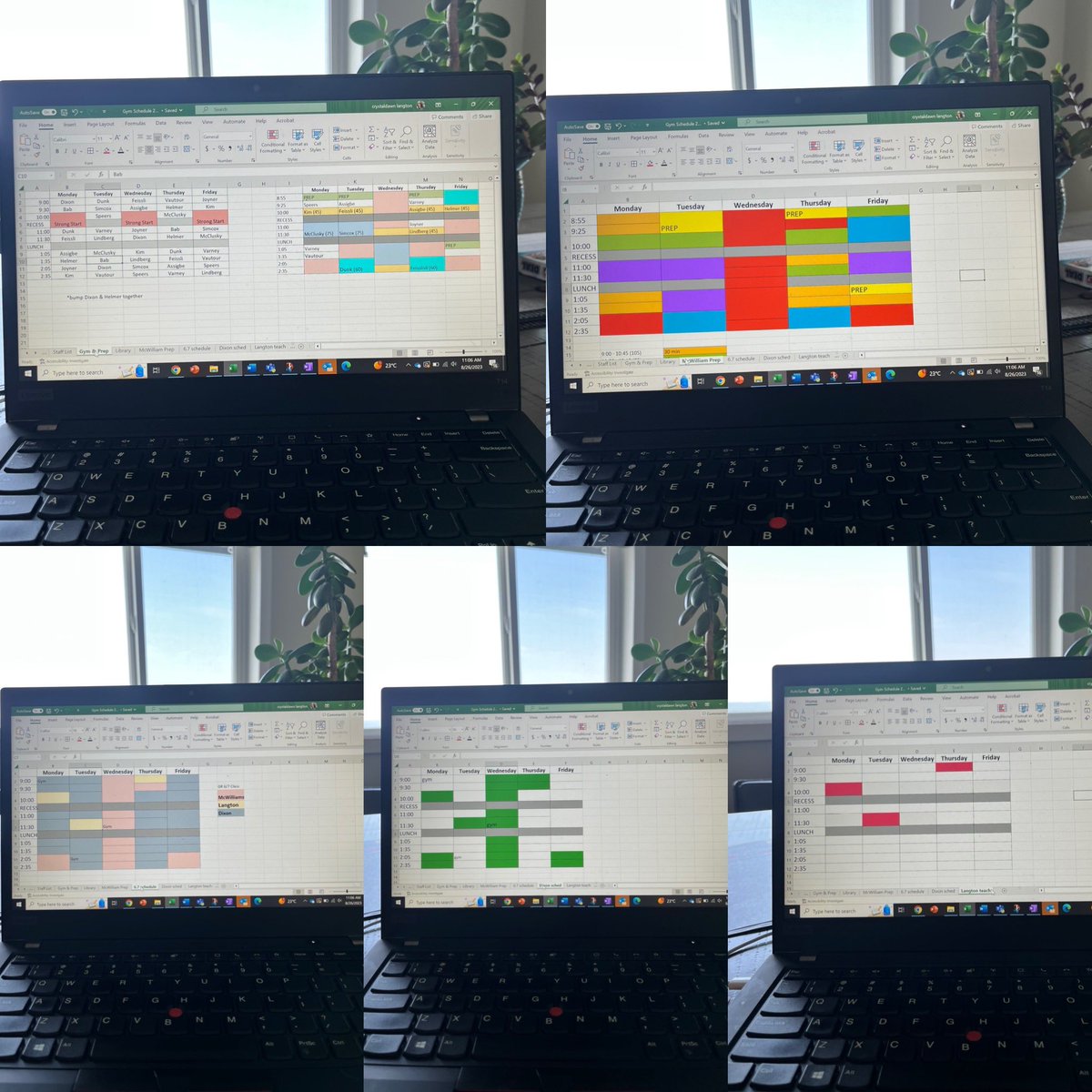 cdlangton's tweet photo. This morningβs brain exercise: scheduling. π€― #adventuresinadmin https://t.co/bdGT5R2hUF