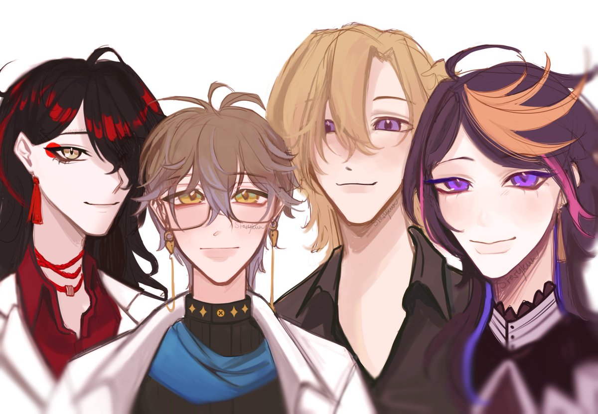 Ko_0a7's tweet photo. 5ever ❤️🧡💛💙💜
#MystArt #drawluca #Ikenography #YaminoArt #akurylic #luxiem5ever https://t.co/JlgmoGl3JT