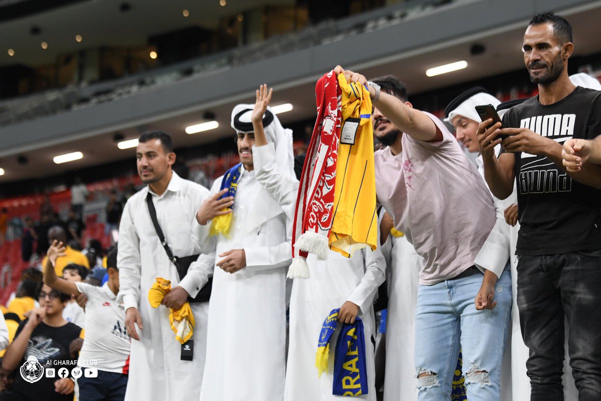 ALGHARAFACLUB's tweet photo. شـكـراً لـجمـهـور الـشمـس 🙌🏻

#الغرافة 💛 https://t.co/HyvrMasxhO
