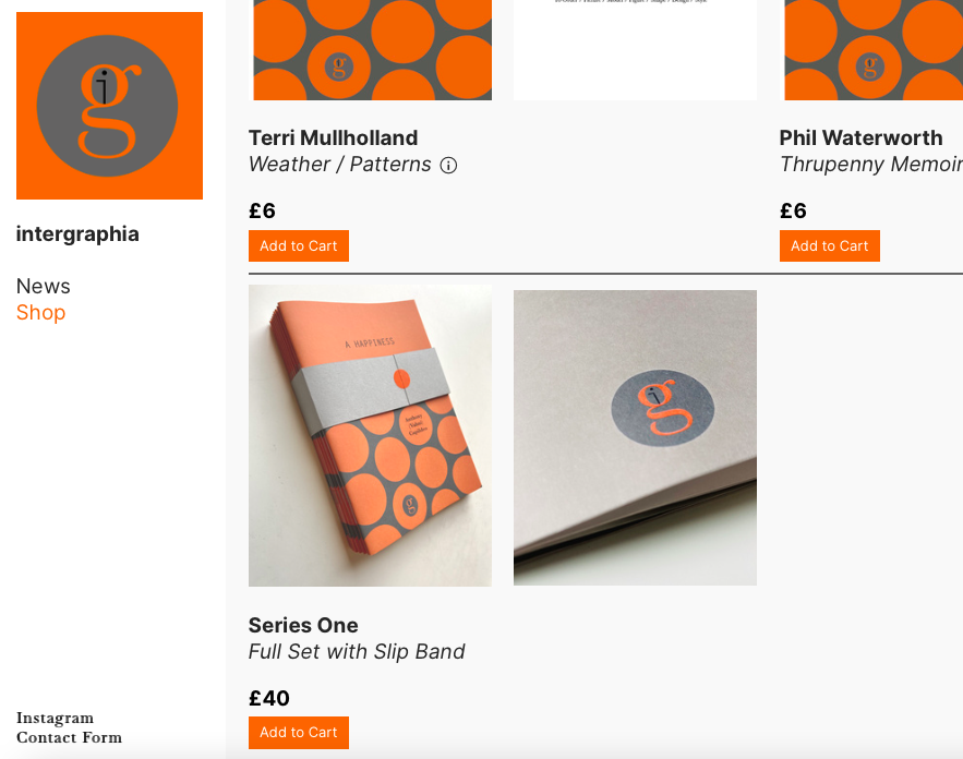 intergraphiabks's tweet photo. We did it! Our new website is up and running! You can once more buy our Series one pamphlets by authors and artists inc. @VCapildeo @maryfrancesness @kramawoodgin @Lesley_Cat Linda Cassels, Phil Waterworth, Helen Frank, &amp; Jan Hopkins! https://t.co/BFO5QQifCx https://t.co/6UjtBlpRmZ