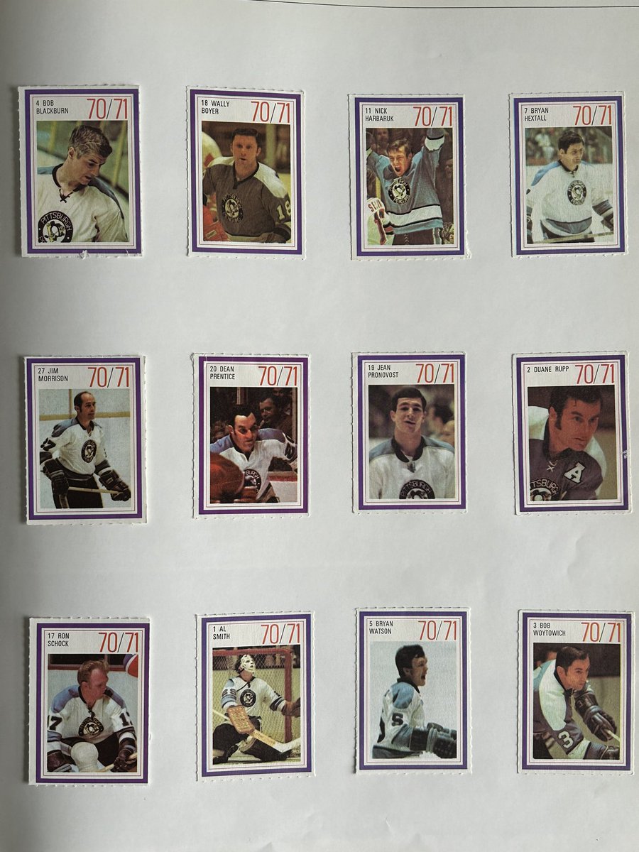 Claude6Landry's tweet photo. 1970-71 Album Esso.
#AndyBathgate #JeanPronovost. #GlenSather #BryanWatson https://t.co/Bz1Uk9wlX7