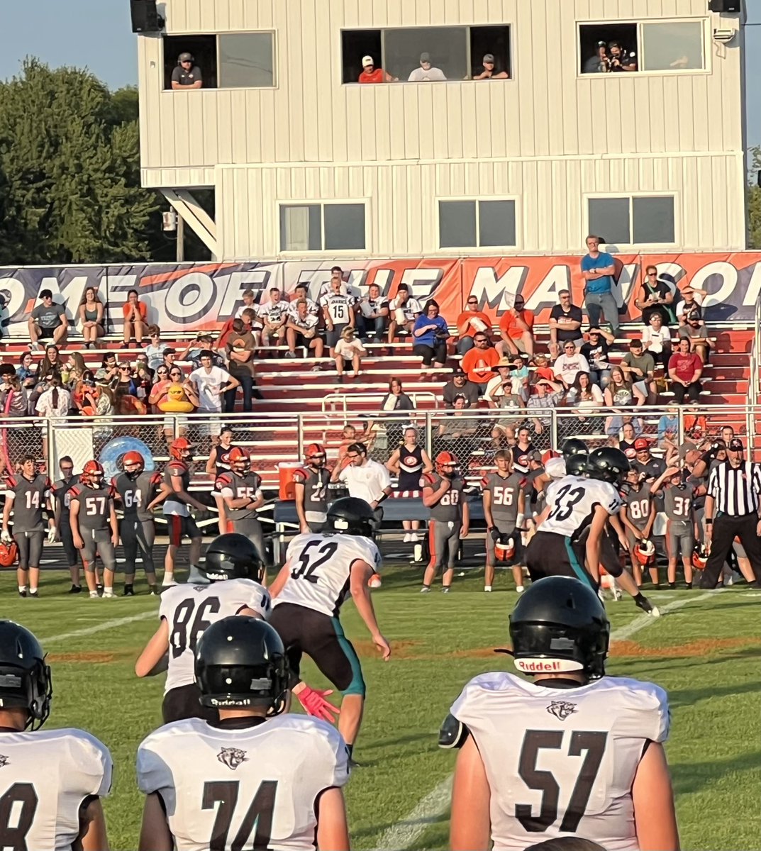 So proud of #52 and his team. They pulled off a 26-8 win in a very hot first game of the season. Go Jags 🖤🏈🖤