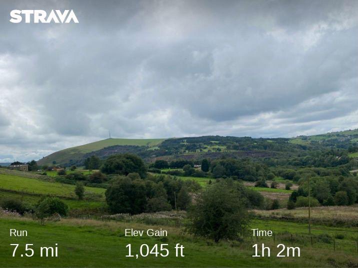 andyb066's tweet photo. Valley view and back this morning @runningpunks #muddymilesformegs @BipolarUK #poletopolechallenge @SOBScharity #stepwithsobs #runningpunk #runningpunks https://t.co/cFoVgIGlBk