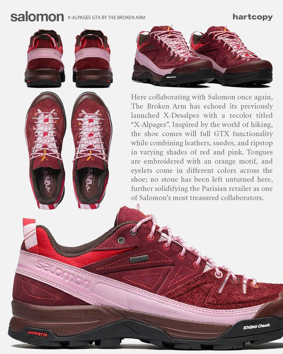 Hartcopy_'s tweet image. Salomon x The Broken Arm FW23.