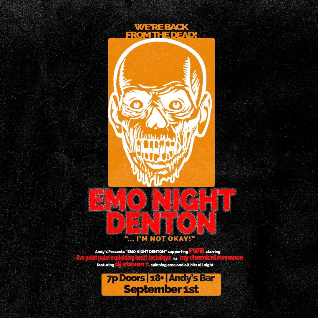 Emo Night Denton tweet media