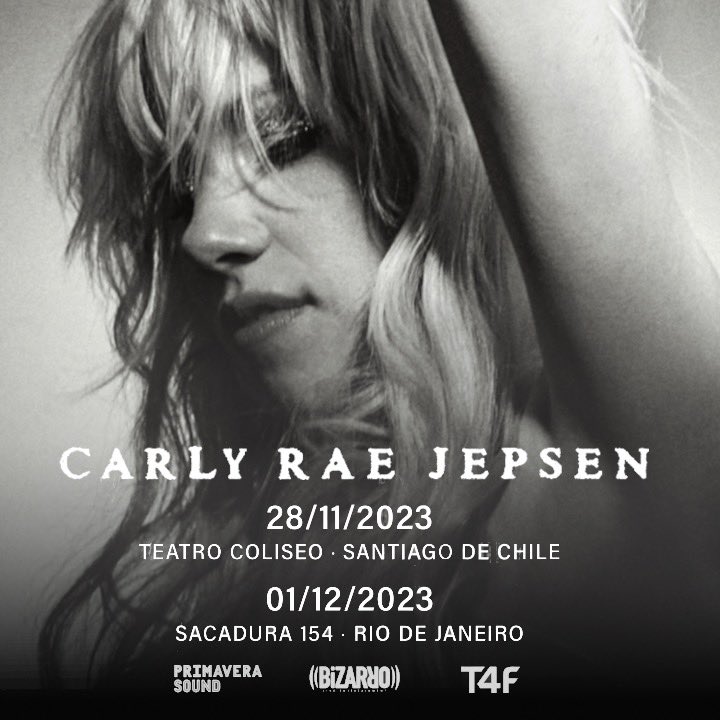 November is looking extra good this year! Can’t wait to see you in South America 🥳 

carlyraemusic.com/tour-dates/