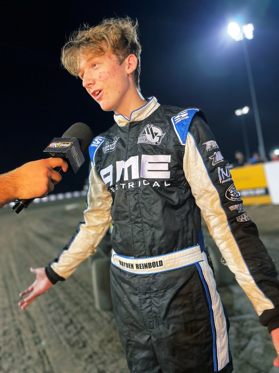 RUMotorsports's tweet photo. Hayden earned his first National Midget podium last night with @Xtreme_Outlaw’s at Davenport! https://t.co/ny3LxSwymW