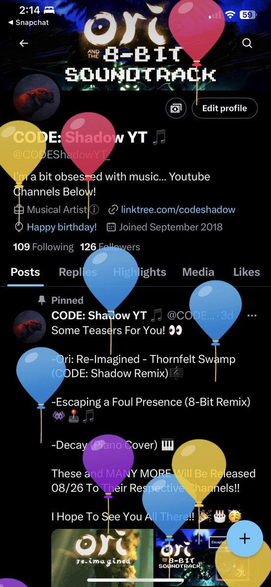 So incredibly grateful to see another year around the sun. 🥳🎂🎉

Come Join me in celebrating my Birthday with me with this Plethora of Uploads I am putting out within the next hour! ⏰👀

Keep your eyes on the Channel(s)!