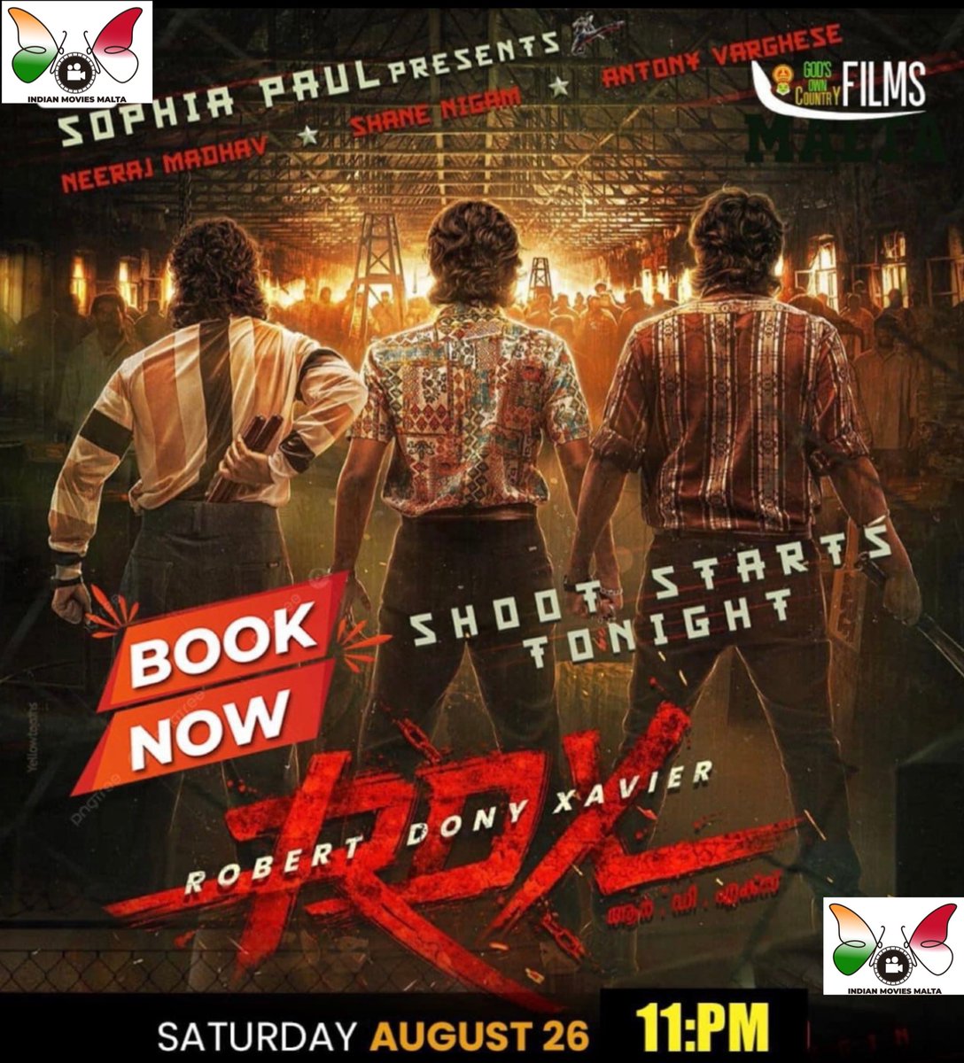 SathishELMalta's tweet photo. RDX First Show In Europe. MALTA 🇲🇹RDXMovie #NahasHidhayath #SophiaPaul| #WeekendBlockbusters  #ShaneNigam #AntonyVarghese  #NeerajMadhav #RDXMALTA #anbariv
#weekendblockbusters @AbGeorge_ #letthefightbegin #cedinpaul @MollywoodBo1 #kevinpaul #adarshsukumaran| #samcsmusic| https://t.co/eakZO1B9NN