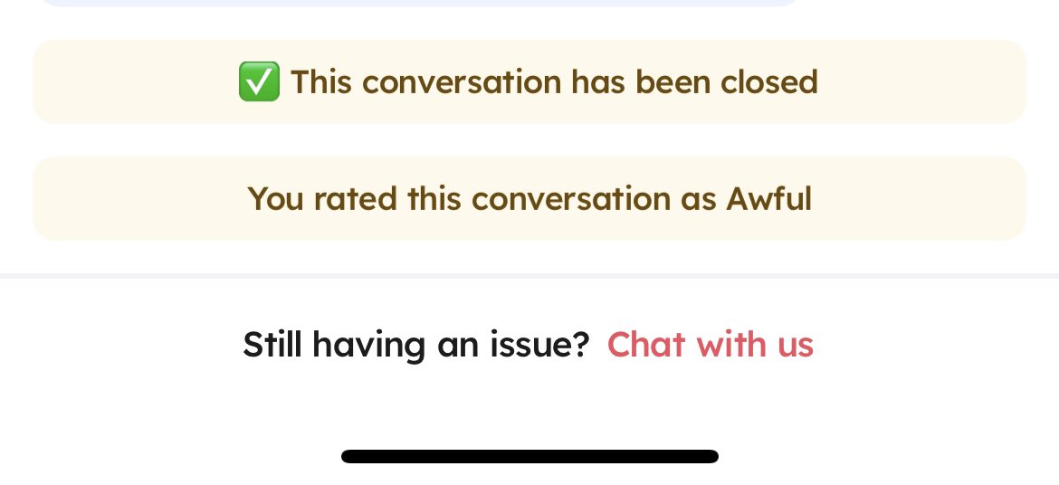 ssaha92's tweet photo. @sajidkhan84 @zomato Well this is the customer support scenario, bots talking. In personal experience Swiggy one is quite better. https://t.co/D3Hyijq3E6