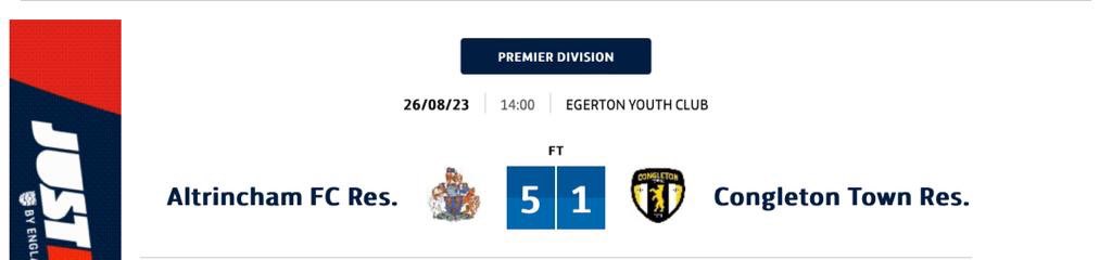Altrincham FC Reserves tweet media