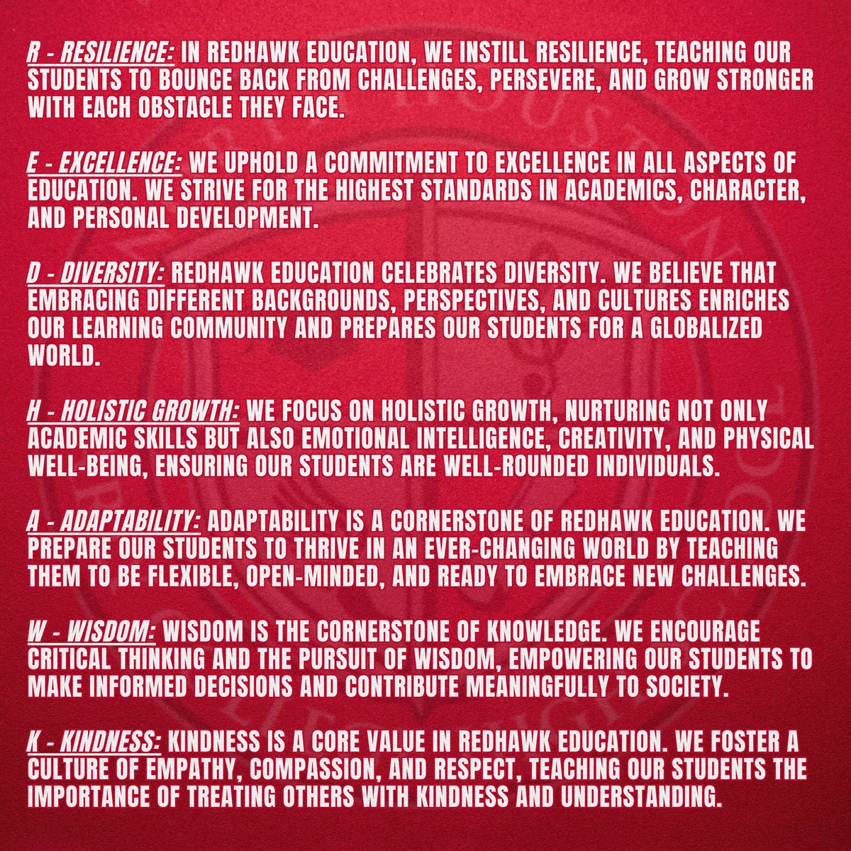 🔴🦅 What does it mean to be a #Redhawk? 📚✨ 

Dive into our #latest post below and discover how our education aligns seamlessly with the #CoreValues of North Houston Early College High School. Let's soar together! 

#RedhawkPride #NHECHS #MissionAlignment