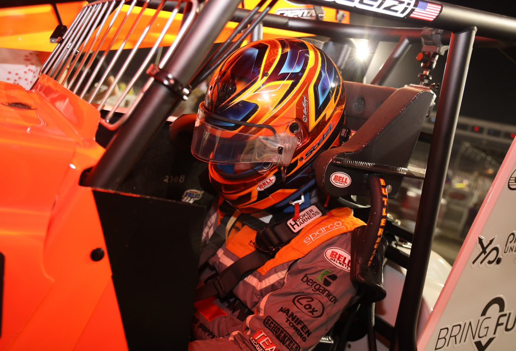 RACE DAY!
@RRVSpeedway tonight!
@WorldofOutlaws 

🏁 Hot laps: 6:30pm CT
📺 @dirtvision 
🧢 Merch trailer trackside 

🔗 gioscelziracing.com