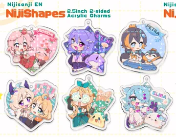 SnailRoyal's tweet photo. ☀️GOOD MORNING!!!

Pickup Pre-Orders for cosmania 2023 will close in:
⏰5 DAYS! (i'm sorry it's so quick i know) 

Other merch items are also available in the form
- BOTW x TOTK Charms 
- NIJI &amp; HOLO Charms + Giant Stickers
- and more 🤡 https://t.co/i4CZGeLQvg