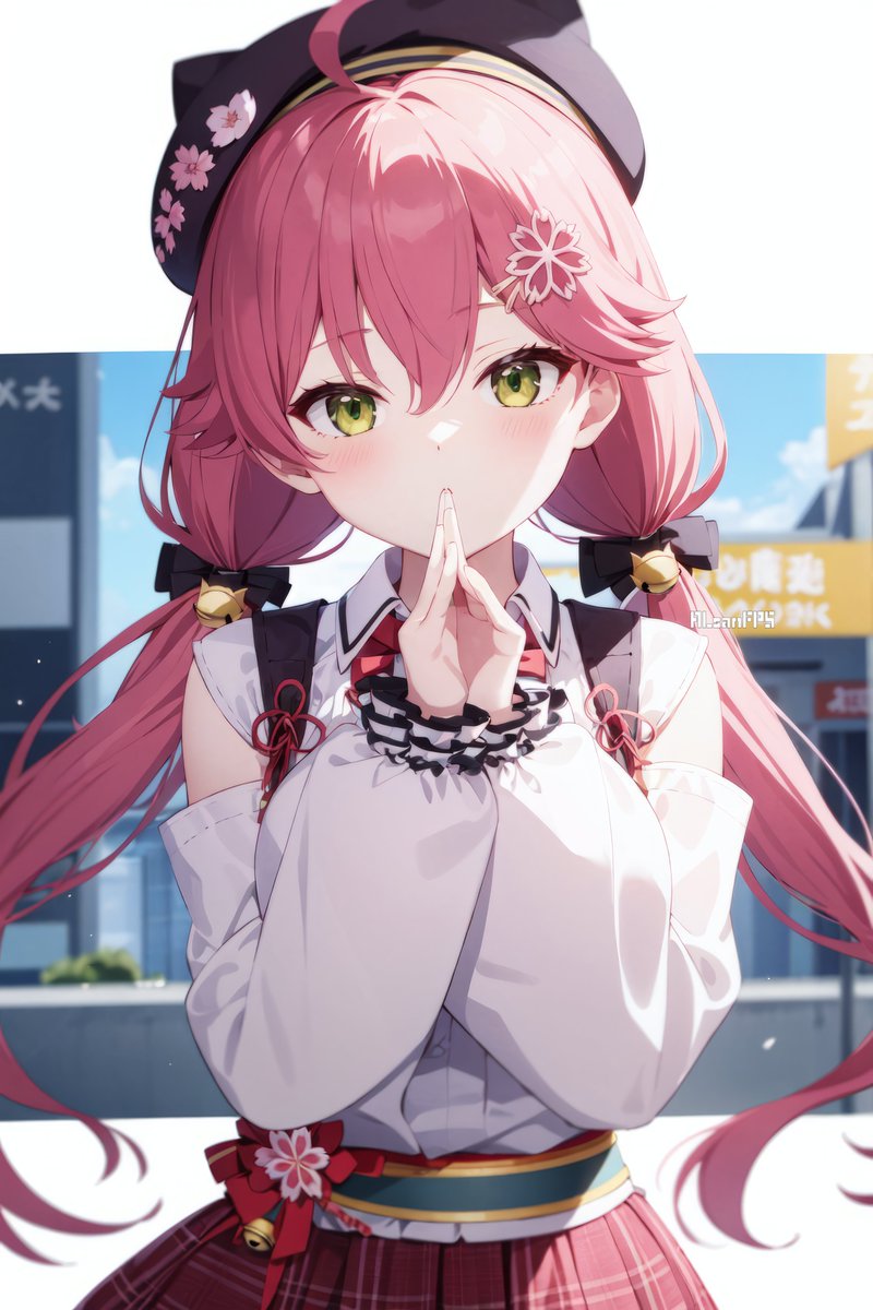 ALsanFPS's tweet photo. 待ち合わせ/さくらみこ #Hololive https://t.co/OHqo85zgW9