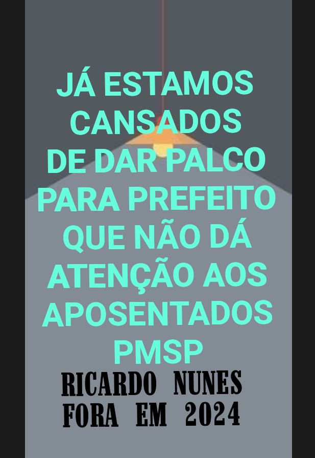 @VillasEstther @MaluNogueiraPT @borgescm @AlexandrePT13CV @Alexand92840726 @CleuzaTur @chelleweda @divaolinda55 @sequeira_kg @lacerdaeh @cmsclaudio @DjoaoquarenT13 @Baiantifascista @afe44boccanegra @Antonio60712593 @cr_oliveira @EdsonJosdeOli10 @Fernando3FF @henriqpalmiery @jordeval @LhcLulalivre @MarcioDomiquile @MillaCo92790904 @ricardohazze @simoes8 @VerbenaAlves @Arlemndo @carlos_verzaro @CristinaFM7 @edusilvafogo @fgddamaceno @HMarahu @JosBruni @LincolnCesar8 @MarcoJustino1 @misasjrp @Rita55833445 @SocialistaSagaz @vidaloukanomar @BigodeMole @cleberadv @LulaOficial @CutNobre @CUT_Brasil @hadda @Haddad_Fernando @Bundeskanzler APOSENTADOS PMSP ESTÃO CRAQUES NO TWITTER!
Aposentado sentiu o confisco, até Avon está vendendo, para ter um din din!
Absurdo, Inadmissível!

Ricardo Nunes, decepção,revogue urgente o Confisco da PMSP!
Aposentado sentiu decepção total
#LulaOBrasilConfia
#FarsanteRicardoNunes'