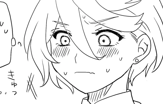 明日休みという勢いだけでまた照れリネさん描いてる。どれだけ照れさせたら気が済むんだ私。
#水星の魔女 #スレミオ 