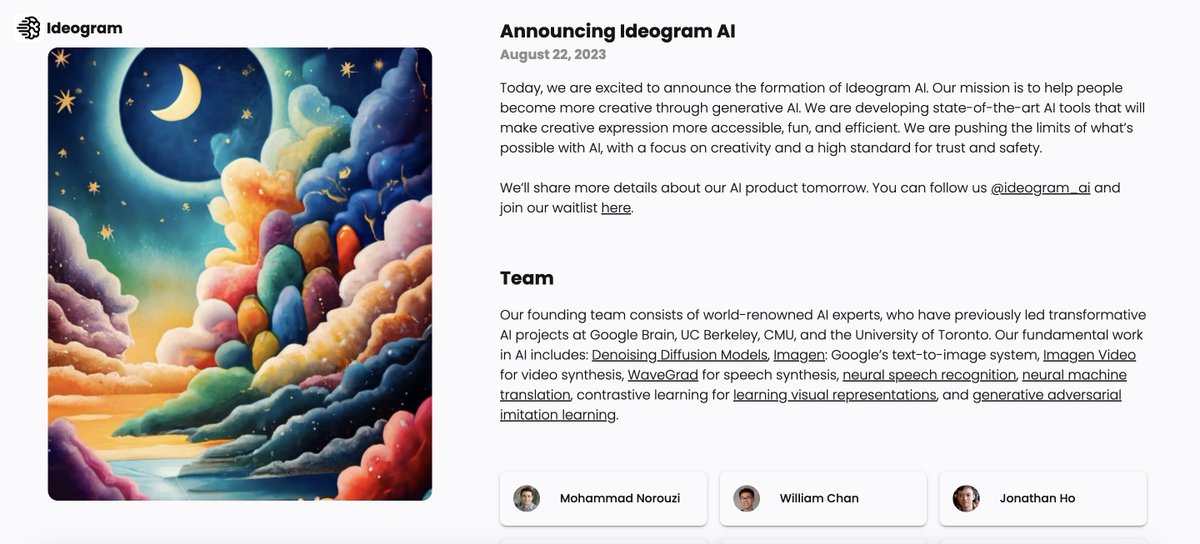 Several top text-to-image researchers from Google have created a new AI-for-art company. They are likely using ideas from their research (Imagen) combined with some novelties. Link - ideogram.ai
#TheAIInsider