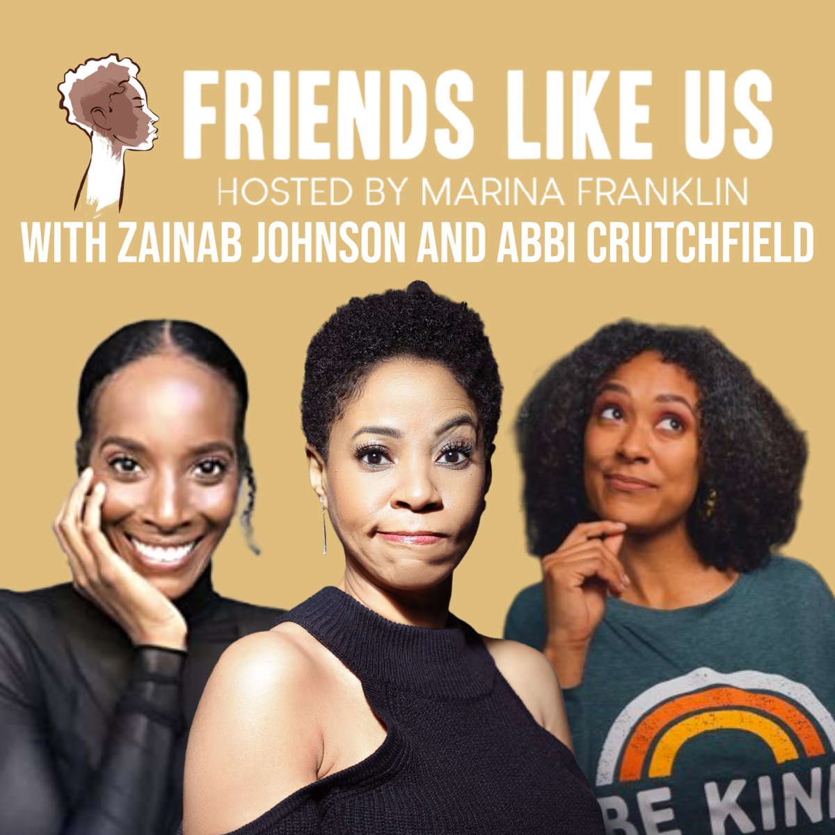 friendslikeus10's tweet photo. This week on #FriendsLikeUs @marinayfranklin talks with @zainabjohnson @curlycomedy about #stiking supporting #WGA #SAGAftra and more. Don't miss out!
#ListenNow and #Subscribe ❤️ https://t.co/ponGxEGbIB
Review us on #ApplePodcasts, #Spotify, or #Stitcher! https://t.co/gWXZmwNHeK
