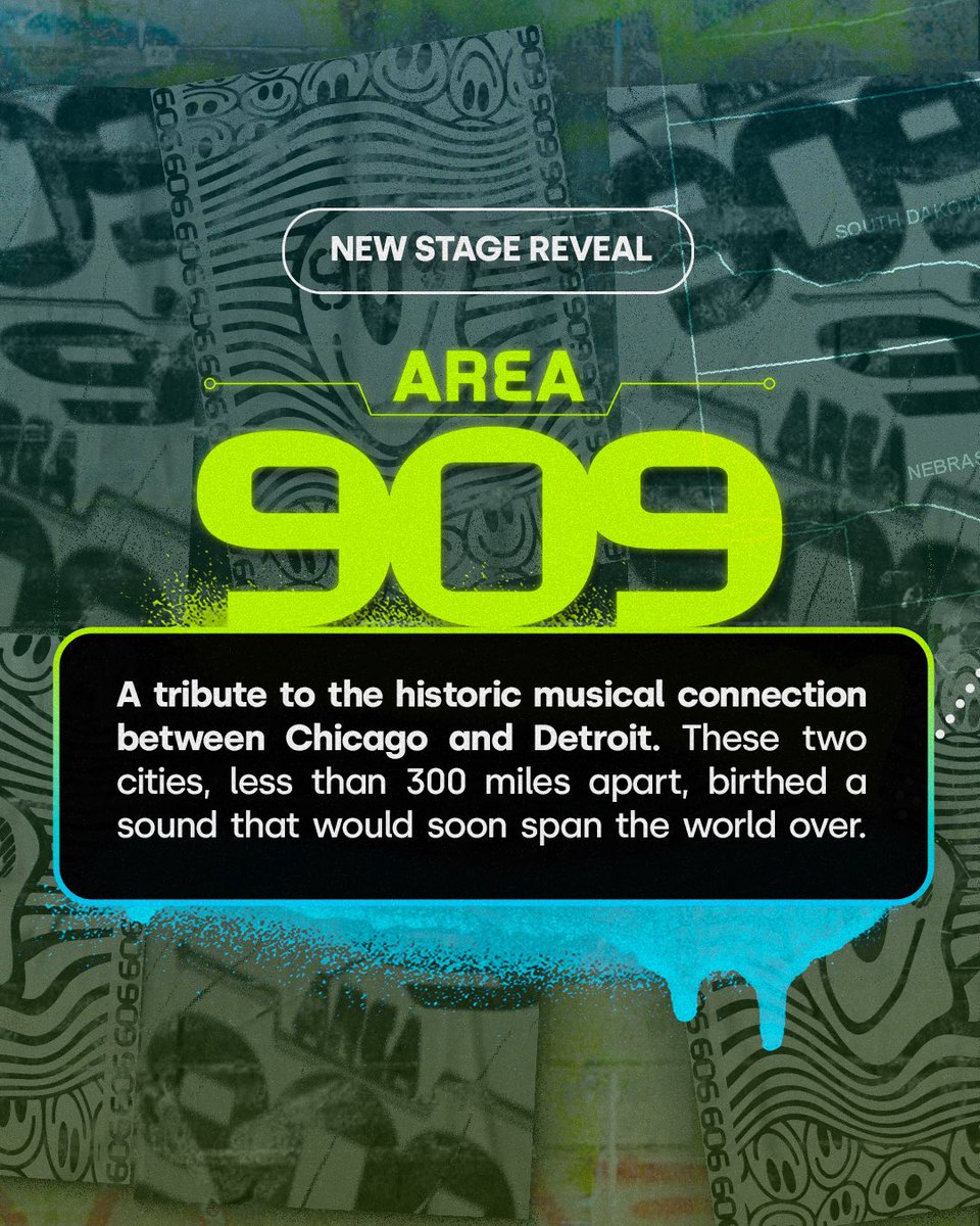 arcmusicfest's tweet photo. We’ve stripped down and built up a new environment for you to explore…this is Area 909 https://t.co/FnOFioHNyC