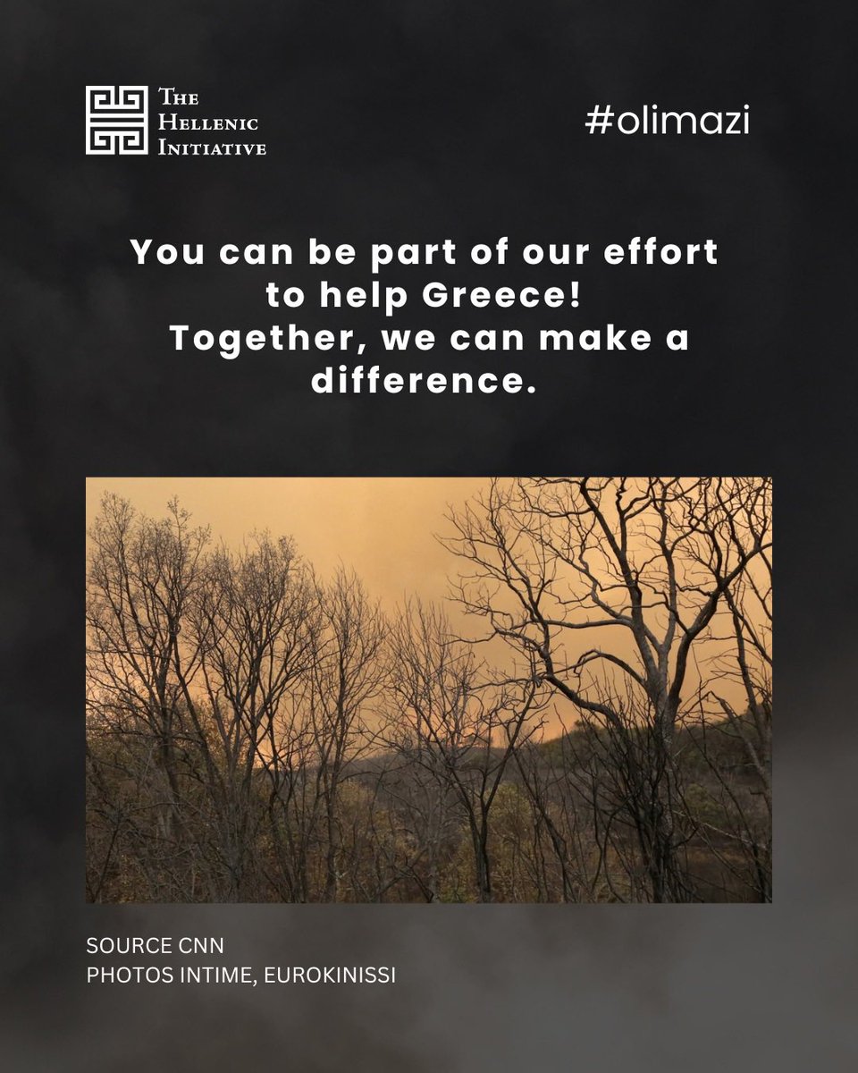 THI_OneGreece's tweet photo. Throughout Greece, wildfires have burned an enormous 1.3 billion square meters, a record for the European Union.
The largest fire, near Alexandroupolis in Evros, has consumed 73,000 hectares!
You can be part of our effort to help #Greece! Donate here: https://t.co/vrL5axMShy https://t.co/5AtsK0E5xw