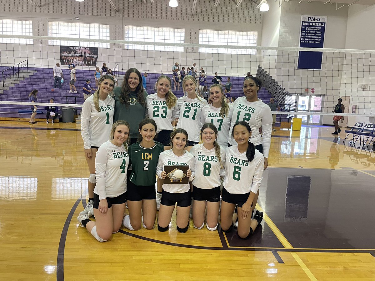 Let’s hear it for our JV Lady Bears! 
They went undefeated, 6-0 in the PNG tournament to secure the championship! 

Way to play hard girls!