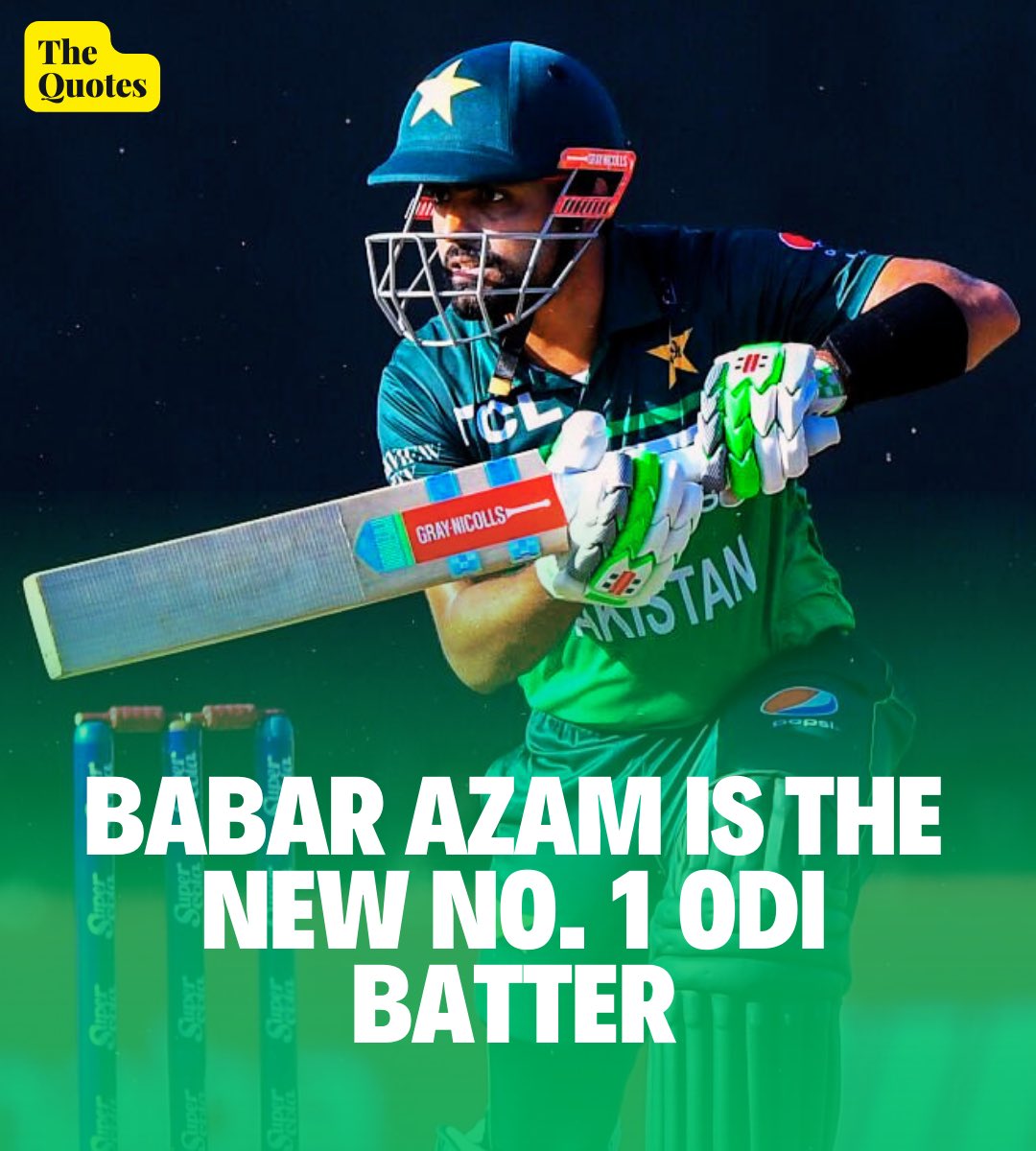 TheQuotesLive's tweet image. Babar Azam is the new No. 1 ODI batter in the world. 

#BabarAzam𓃵 #CricketTwitter #Latestdevelopment