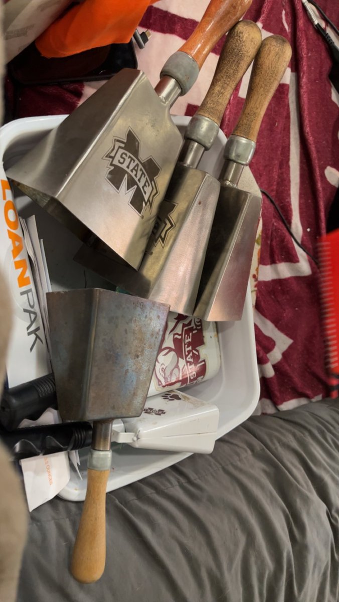 When #CFB is coming back on you can never have too many #cowbells #HailState #MSST