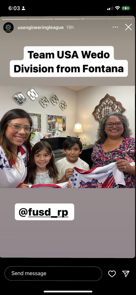 It’s getting real! Our Panthers received their TEAM USA jerseys this week. Three weeks until we’re heading to Denmark to represent USA in the World Robotic Olympiad International Friendship Tournament. Meet Team Thunder Bots! #IBelieveInFUSD #weareRPsomosRP #usel #wro_usa