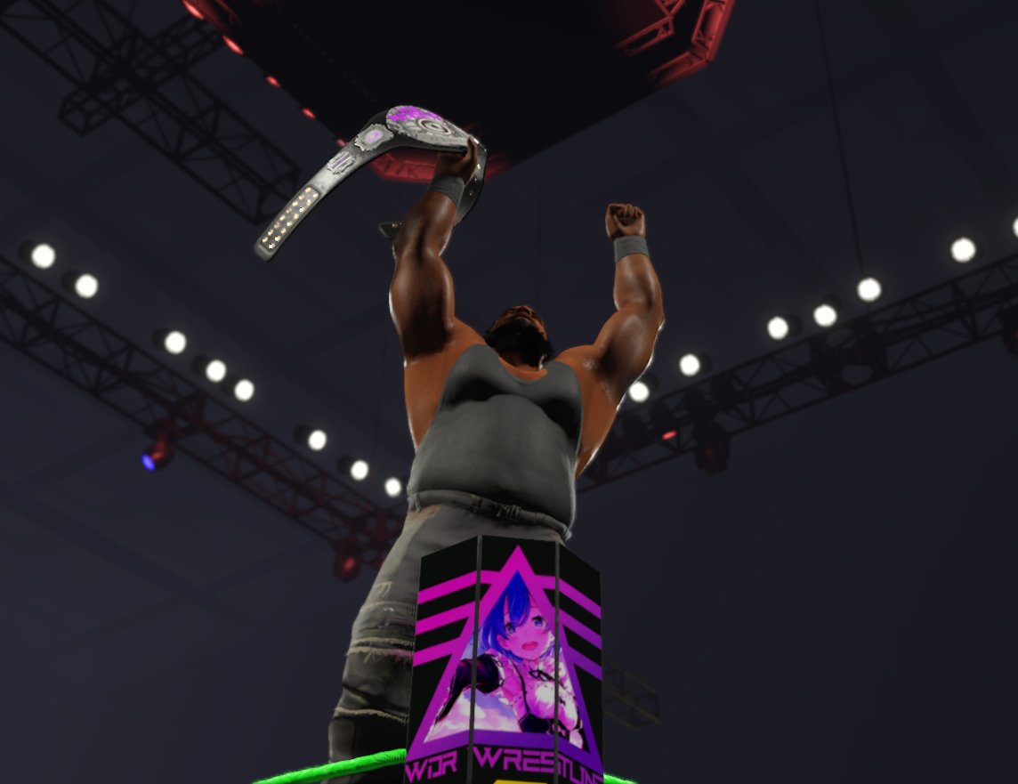 WDR_2K's tweet photo. Congratulations to @wrestlingwarden for retaining his Midnight Championship! #RITB #WDR #WWE2K23 #EFED #CAWUNNITY https://t.co/mFvdQifGo2