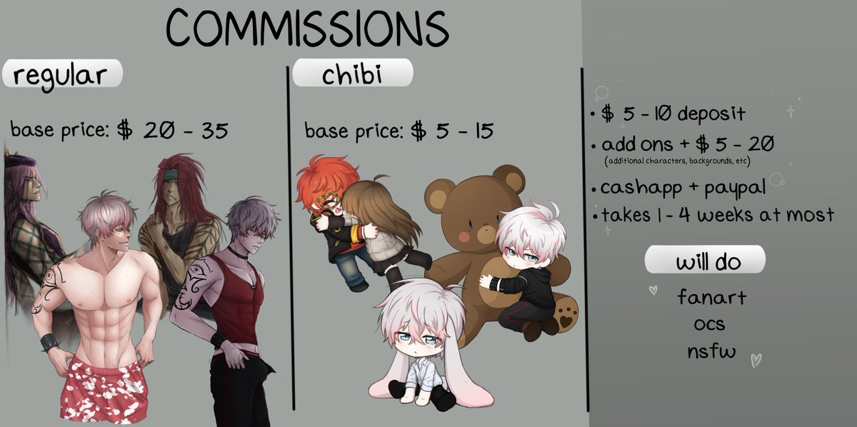 arf arf ✂️ comms open tweet media