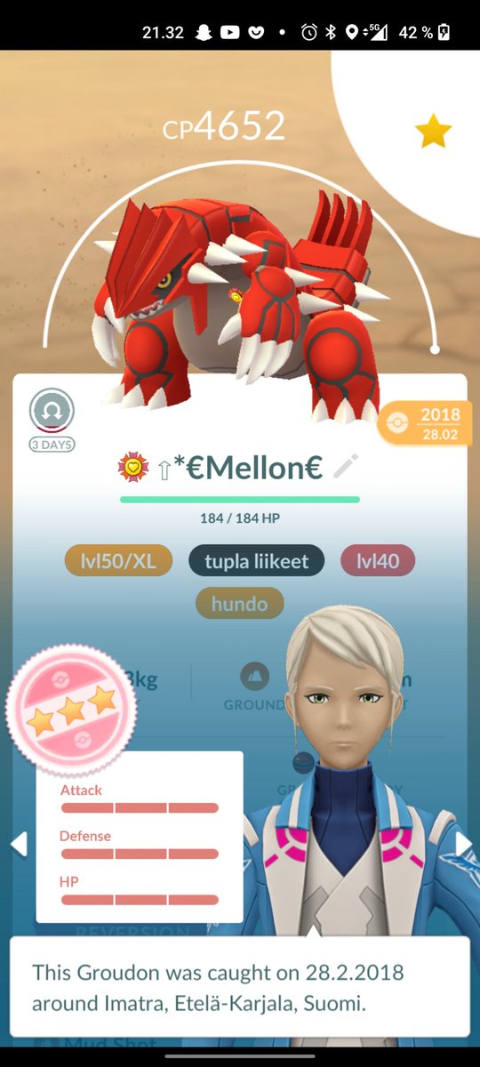 ZARMILO92's tweet photo. GO Fest day1
8 shinys. 
Also Finally got XL candys to my hundo Groudon :-) https://t.co/aNttL2TVS1