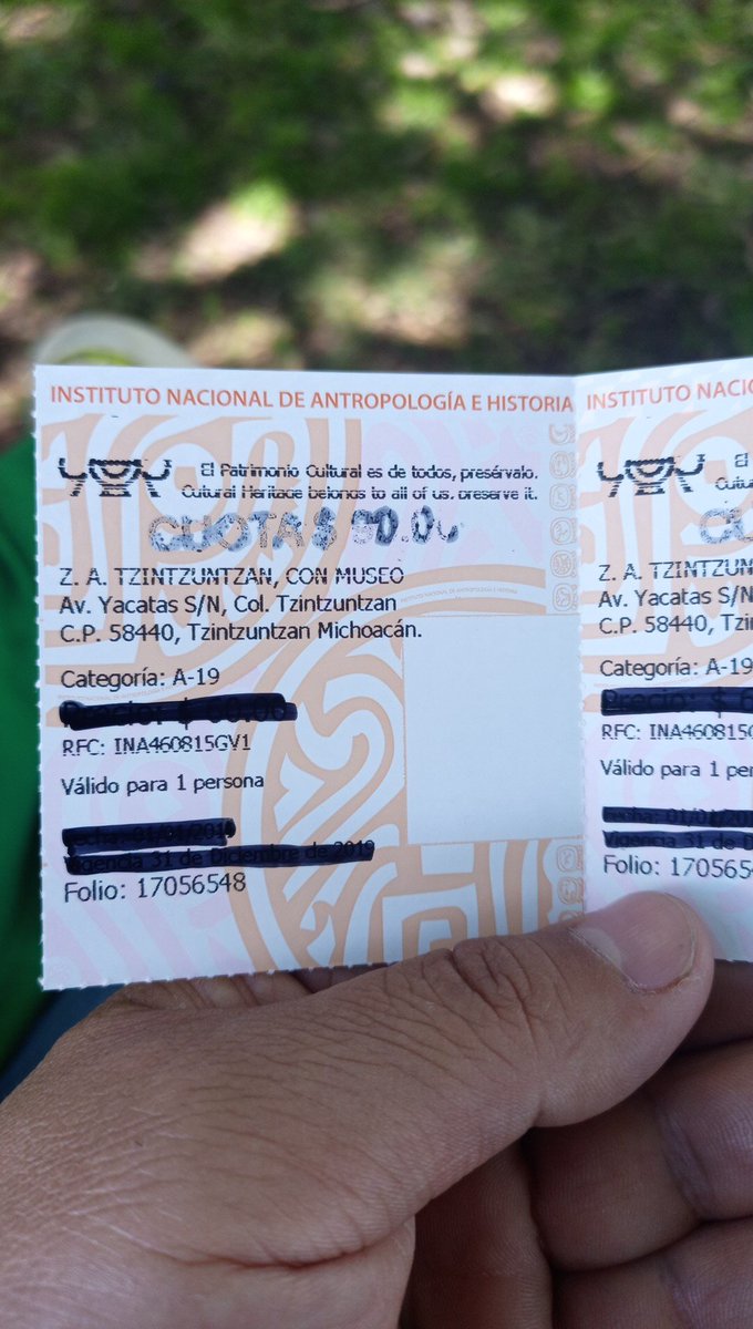 edgarriosdl's tweet photo. @INAHmx No sena gachos y actualicen los precios de ingreso aun que sea poquito Parece que alguien desvía ese dinerito https://t.co/6goKQfk5y3