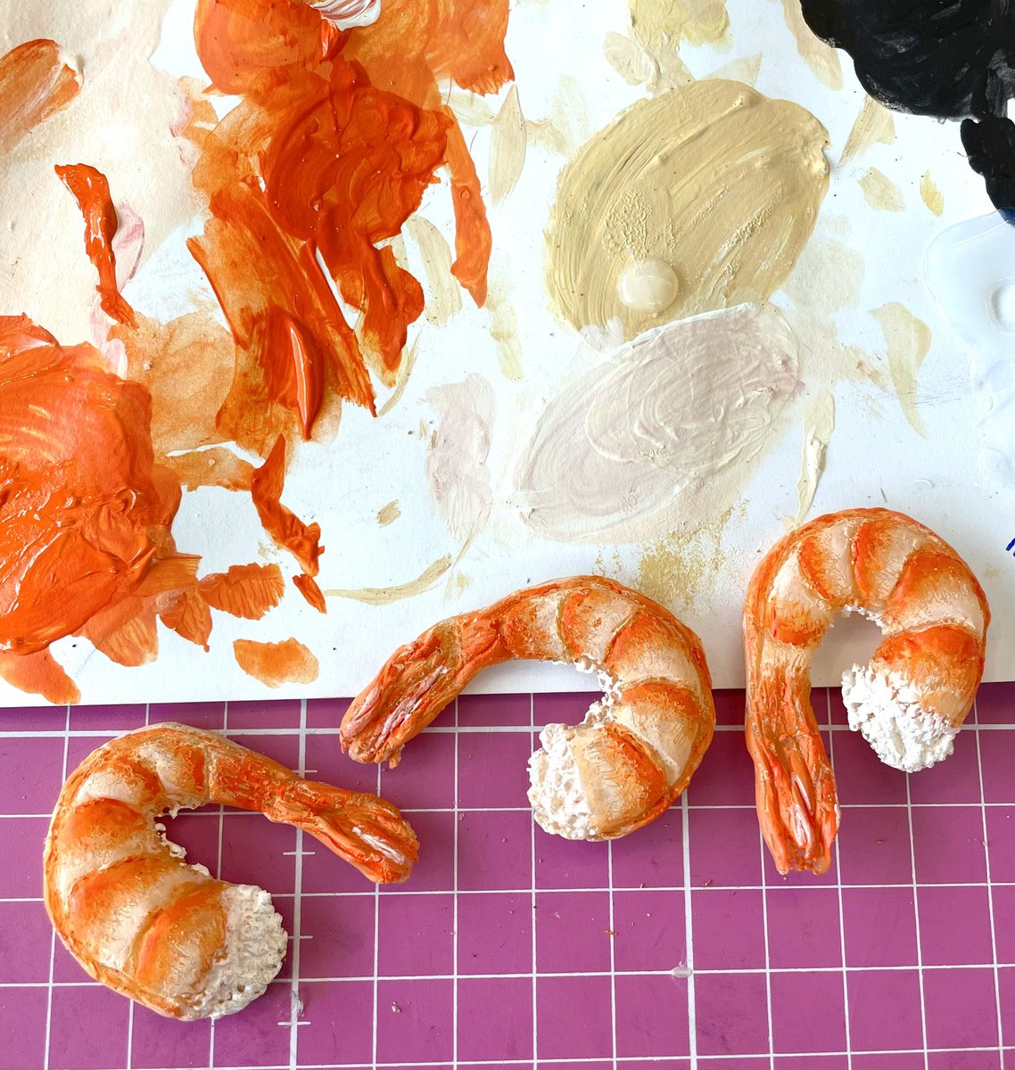 A seafood medley I had to make for CBBC i really loved making the crab legs x