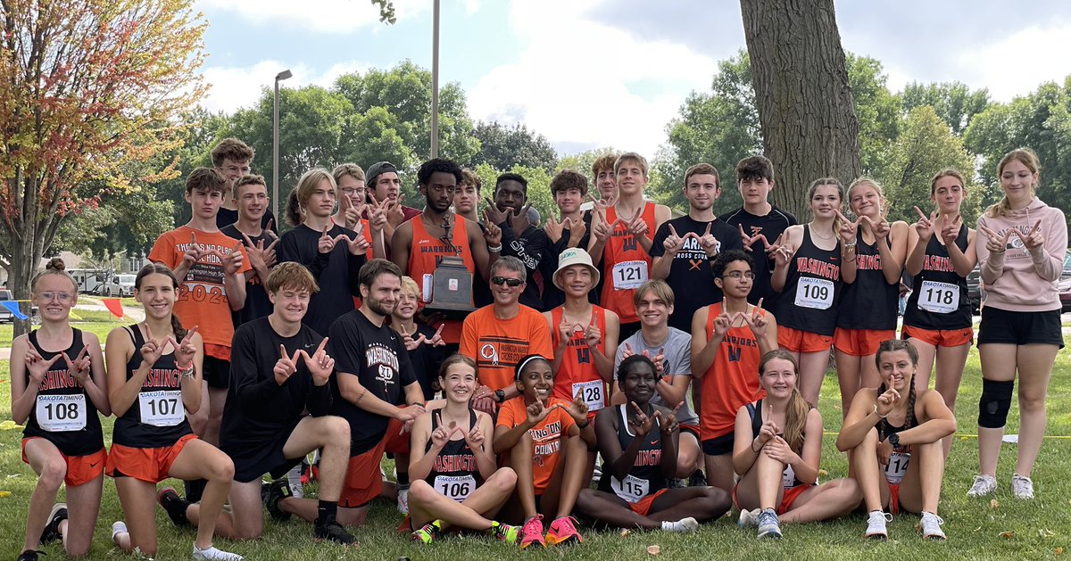 SFWashington_xc's tweet photo. Warriors win the combined team title at the Mack Butler meet this morning!  Team win for the boys and girls finish 2nd.  Great start to the racing season.  Full results:  https://t.co/o8C3M2xWND https://t.co/oXlG0MBYpe
