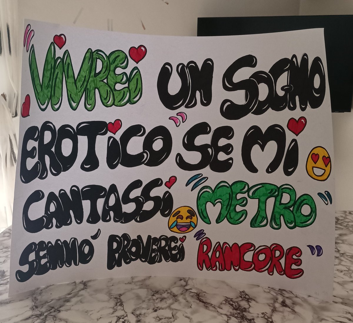 SabryFreak17's tweet photo. Per la prima volta ho assistito al concerto di @levantecanta .. sei stata meravigliosa 💞 
Questo era il cartellone che ho fatto per te , che porterò ai prossimi concerti 😂❤️
Barletta 23-08-2023 https://t.co/oA2XQK9WSO