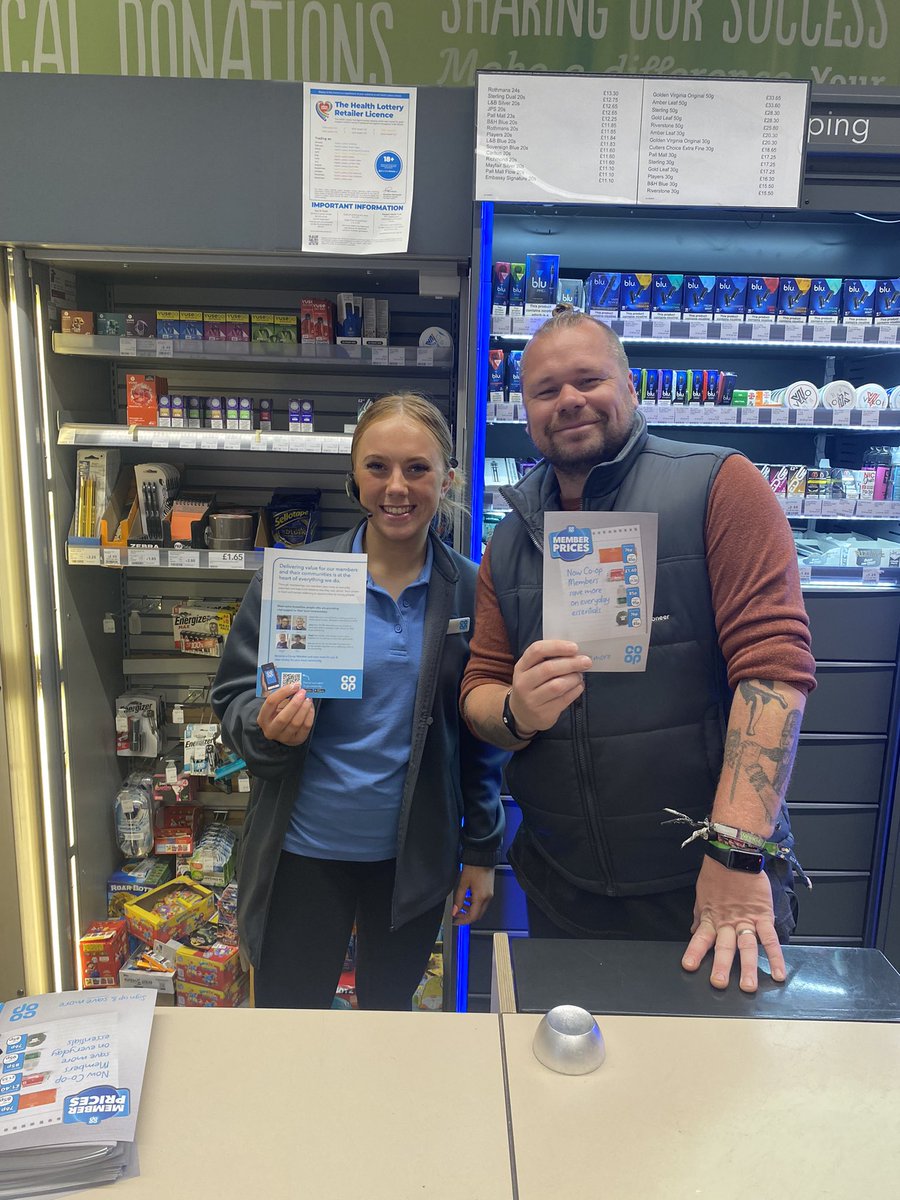 Member Hour at Winsford Store, spoke to the team and customers, great day, very worthwhile. @CreweCoop <a href="/coopuk/">Co-op</a> #itswhatwedo