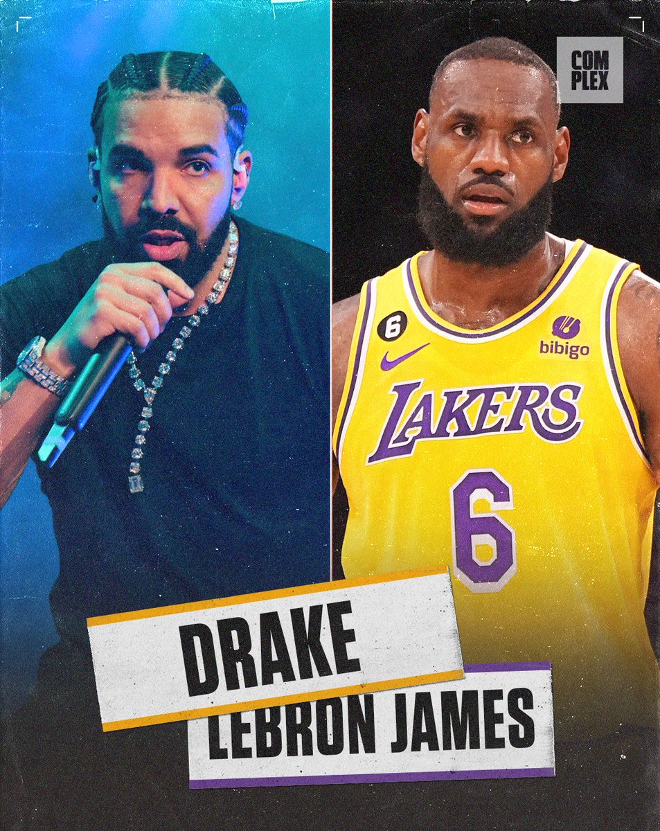 LeBron James = Drake

"LeBron and Drake are both once in a lifetime talents who have also experienced an unprecedented amount of longevity atop their respective fields."

FULL LIST OF 2023 NBA STARS AND THEIR RAPPER EQUIVALENTS: cmplx.co/44tcm7U