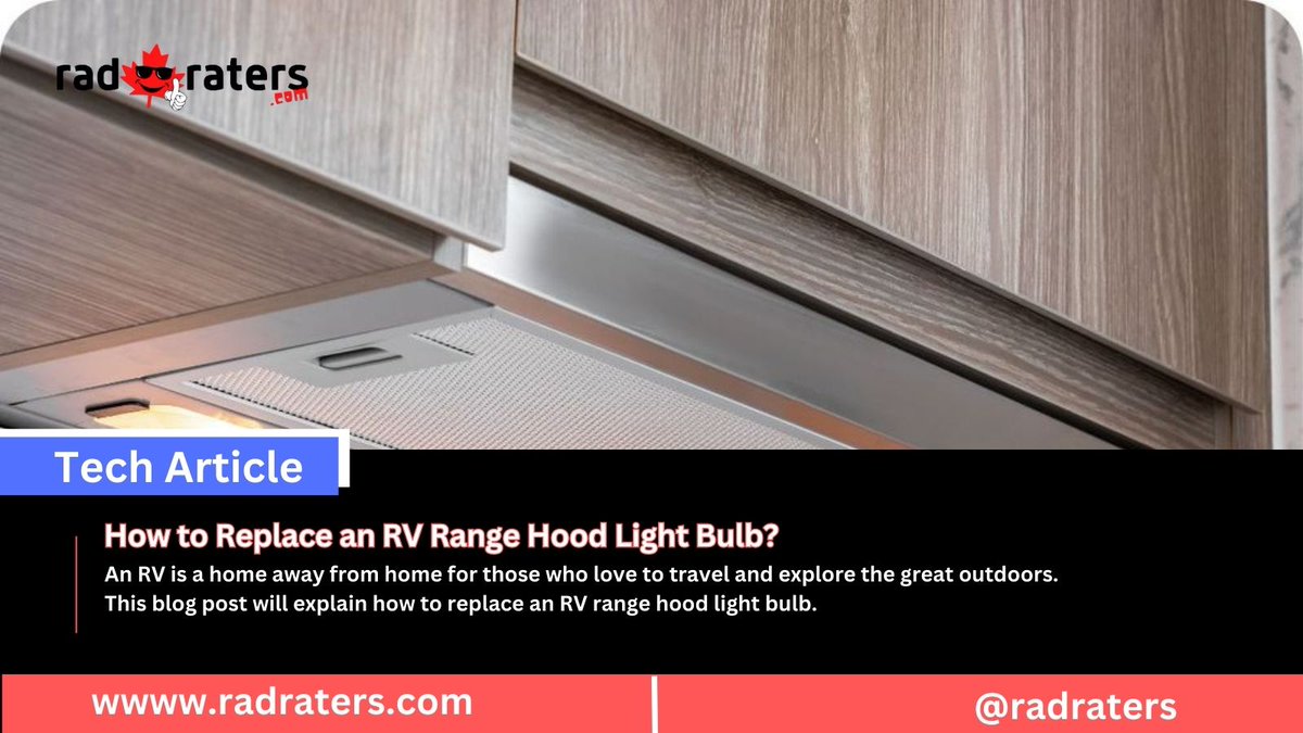 An RV is a home away from home for those who love to travel and explore the great outdoors. This blog post will explain how to replace an RV range hood light bulb.

radraters.com/how-to-replace…

#RVLife #RVTravel #ExploreOutdoors #HomeAwayFromHome #RVLiving #RVAdventure #RVRenovation