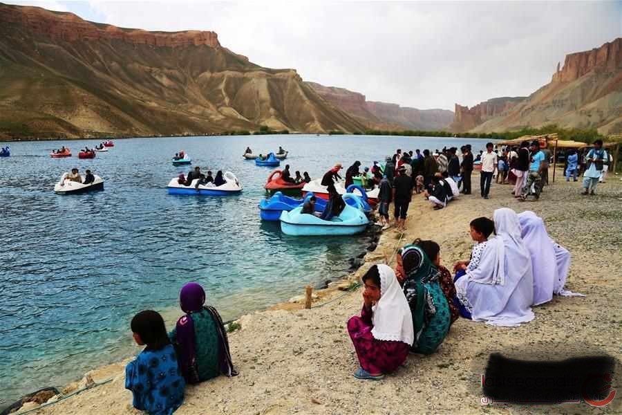 #Taliban #terrorist group bans women to attend & use #Band_i_Amir national park in #Bamiyan province. This lake have been open for women since thousands years ago.