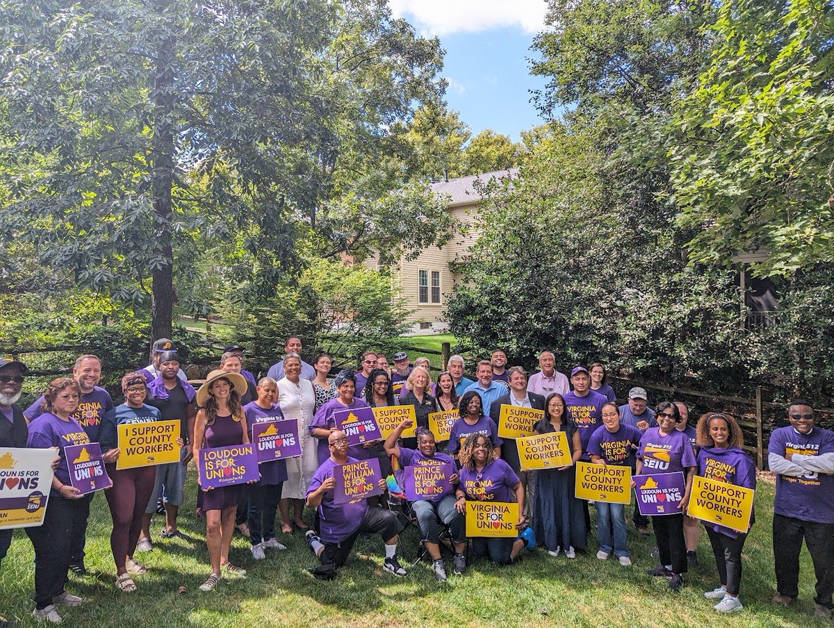 💜💛💜Virginia is for Union Lovers 💜💛💜 #UnionYes #1u