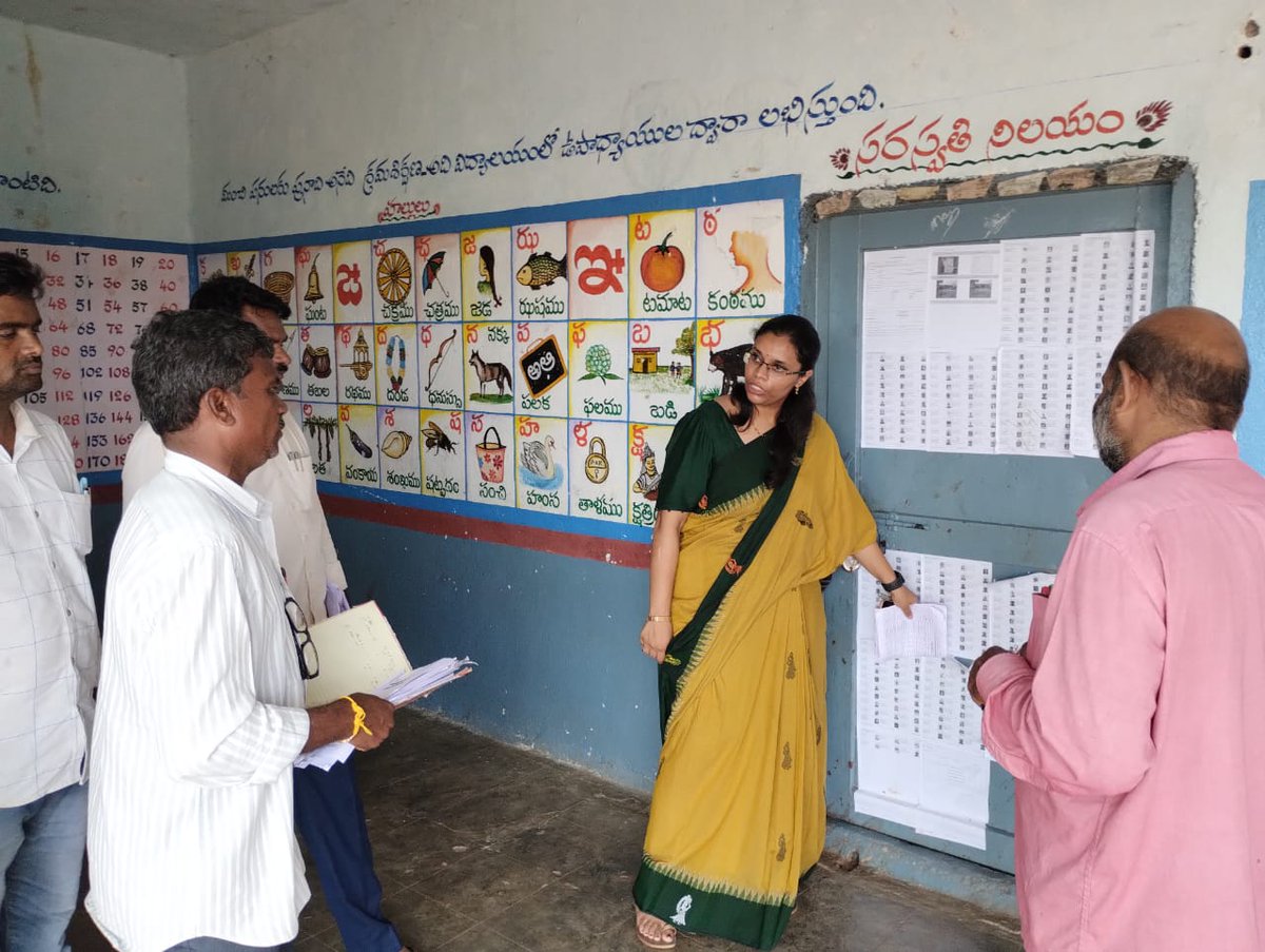 4.7 lakh saplings planted in #Adilabad district as part of 1 crore Plantation program; Inspection of Anganwadi center to review status of malnutrition @TelanganaCMO @TelanganaCS @IKReddyAllola @WCDTelangana @Collector_ADB