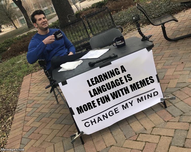_yipofficial's tweet photo. Try change my mind on this!
#languagelearning #languagememes #langtwt https://t.co/PBcl4sbtIn