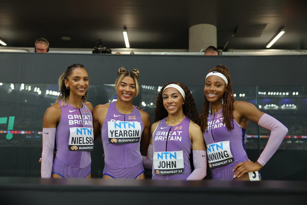 4x400 finalists 🔥🇬🇧