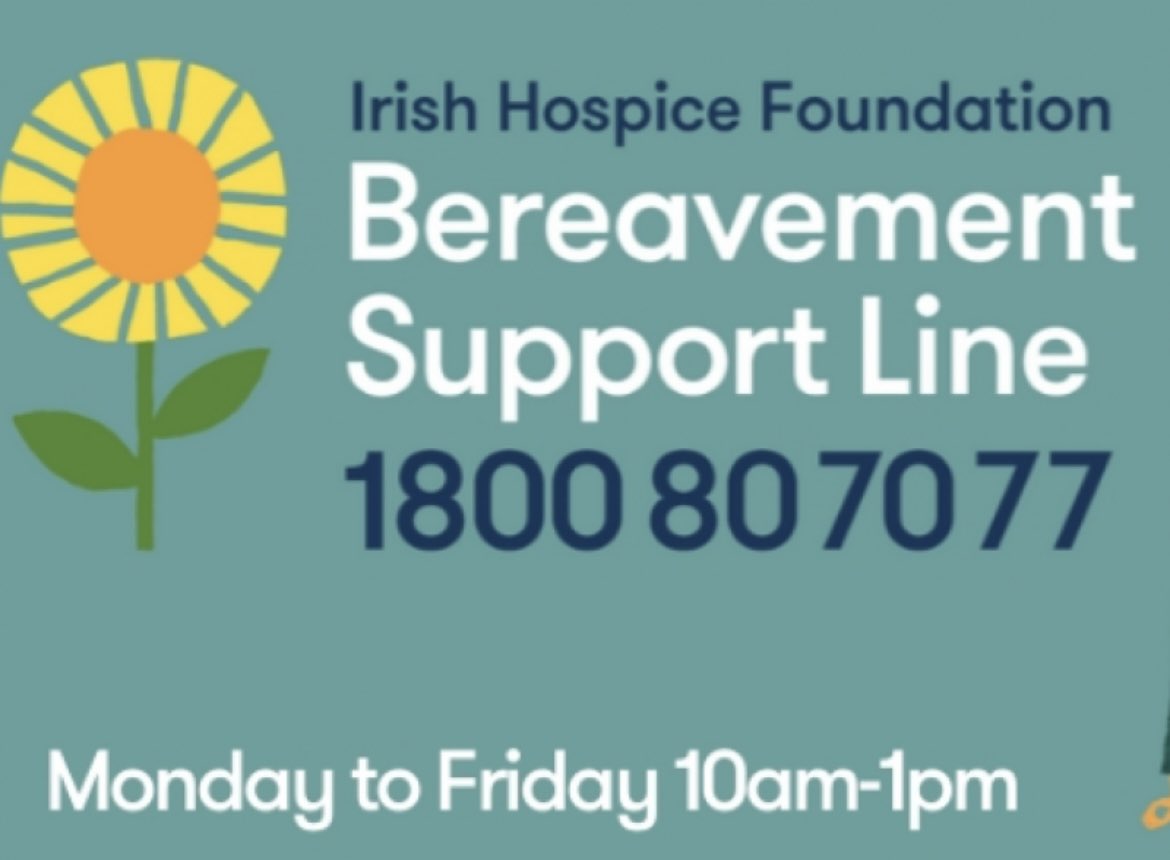 Devastating for so many 💔
There is a dedicated space to talk about it @IrishHospice 
#Clonmel #Bereavementcare