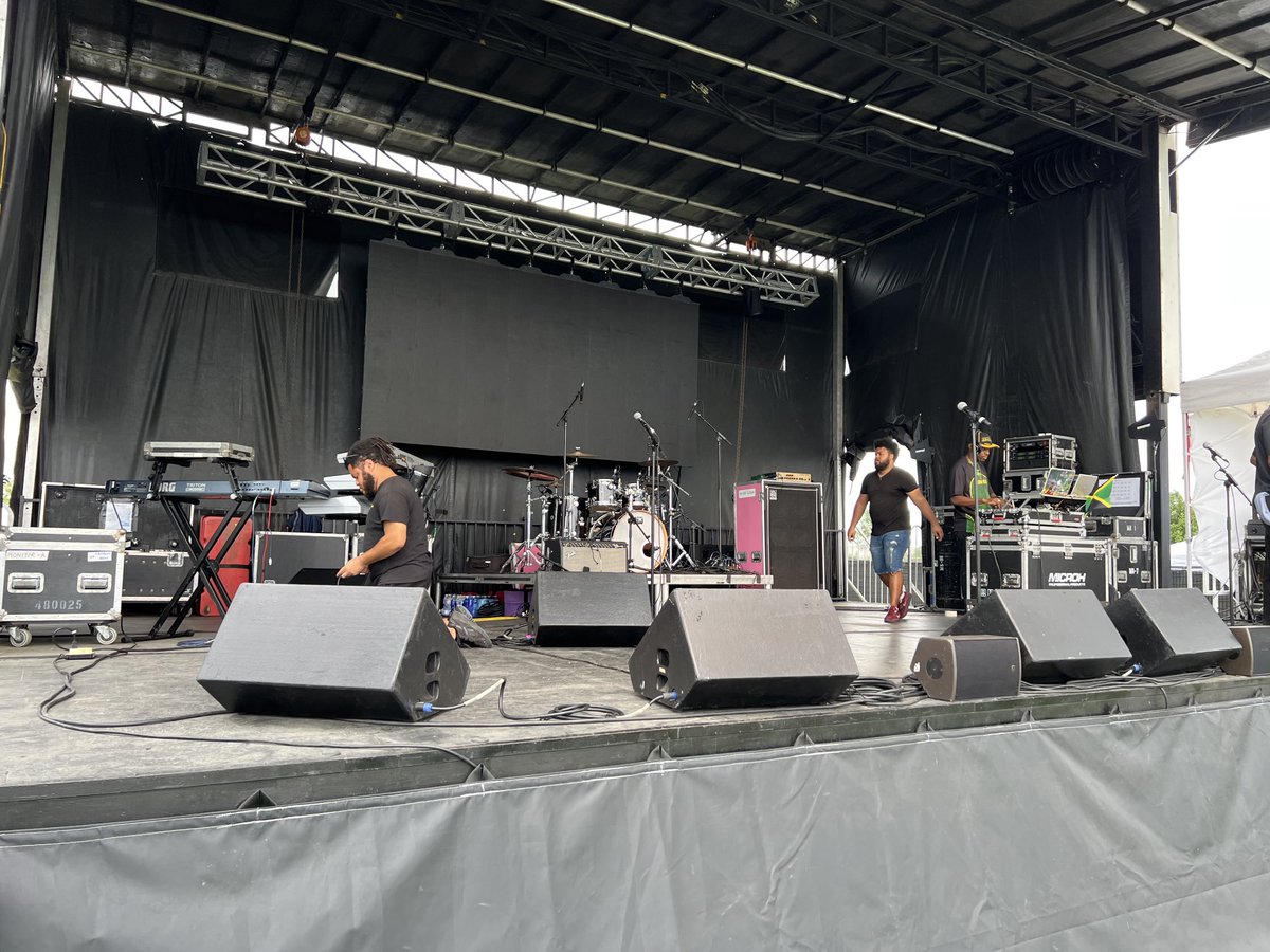 jca_president's tweet photo. We are at Jamaica Day 2023. Sound check in progress https://t.co/9Lgg8J3mz9