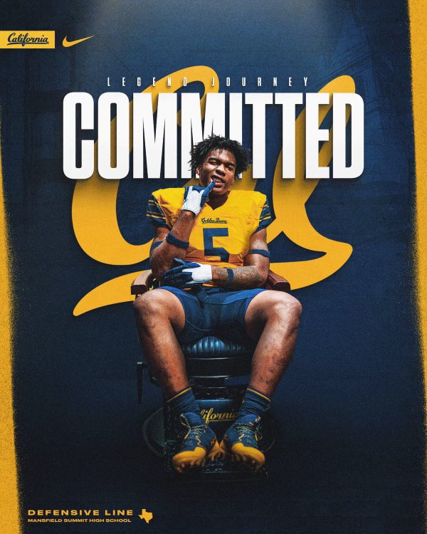 #AGTG  IM 110% Commited to Cal Berkley
<a href="/CoachLaborte/">Windley Laborte</a> <a href="/SummitFB/">Mansfield Summit High Football</a> <a href="/browning_coach/">Andrew Browning</a>