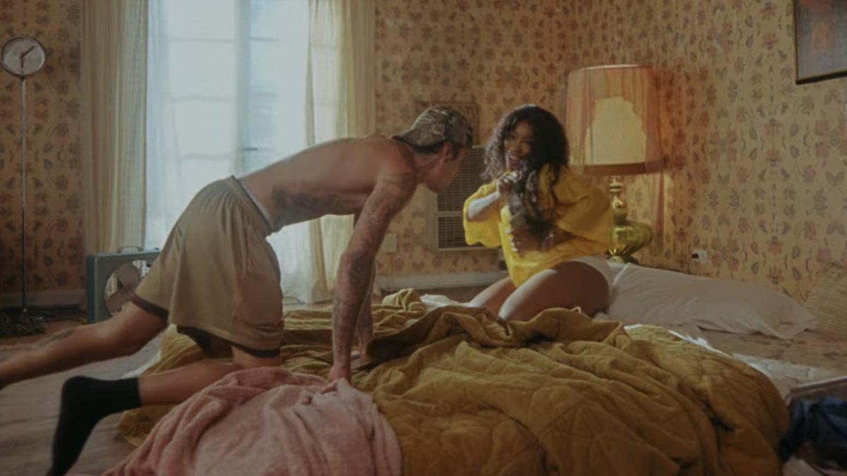 จัสติน บีเบอร์ ใน mv snooze ของ SZA ครับ